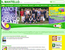 Tablet Screenshot of ilmantello.org